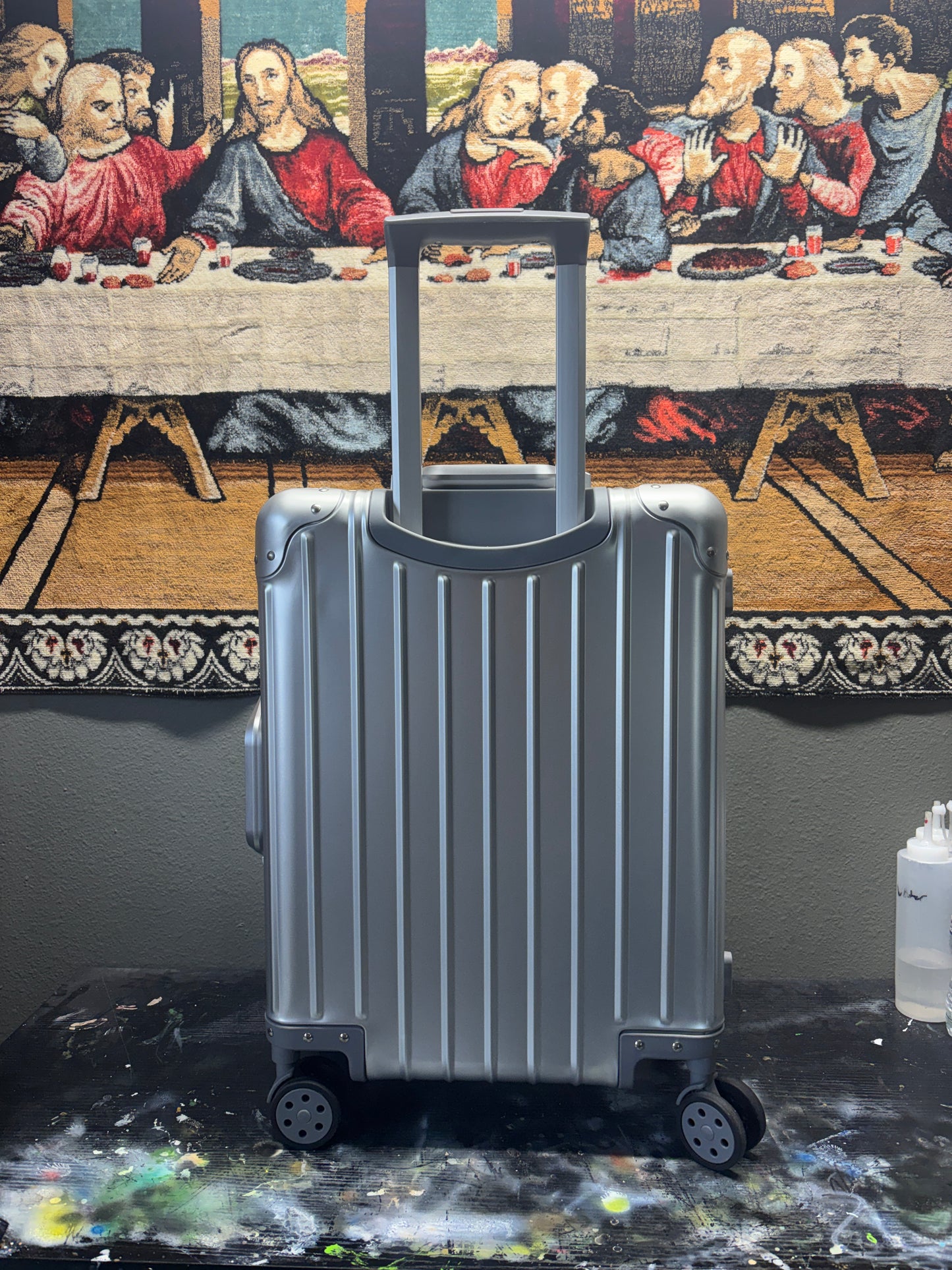 22in CARRY ON 1of1 Green Goblin Suitcase