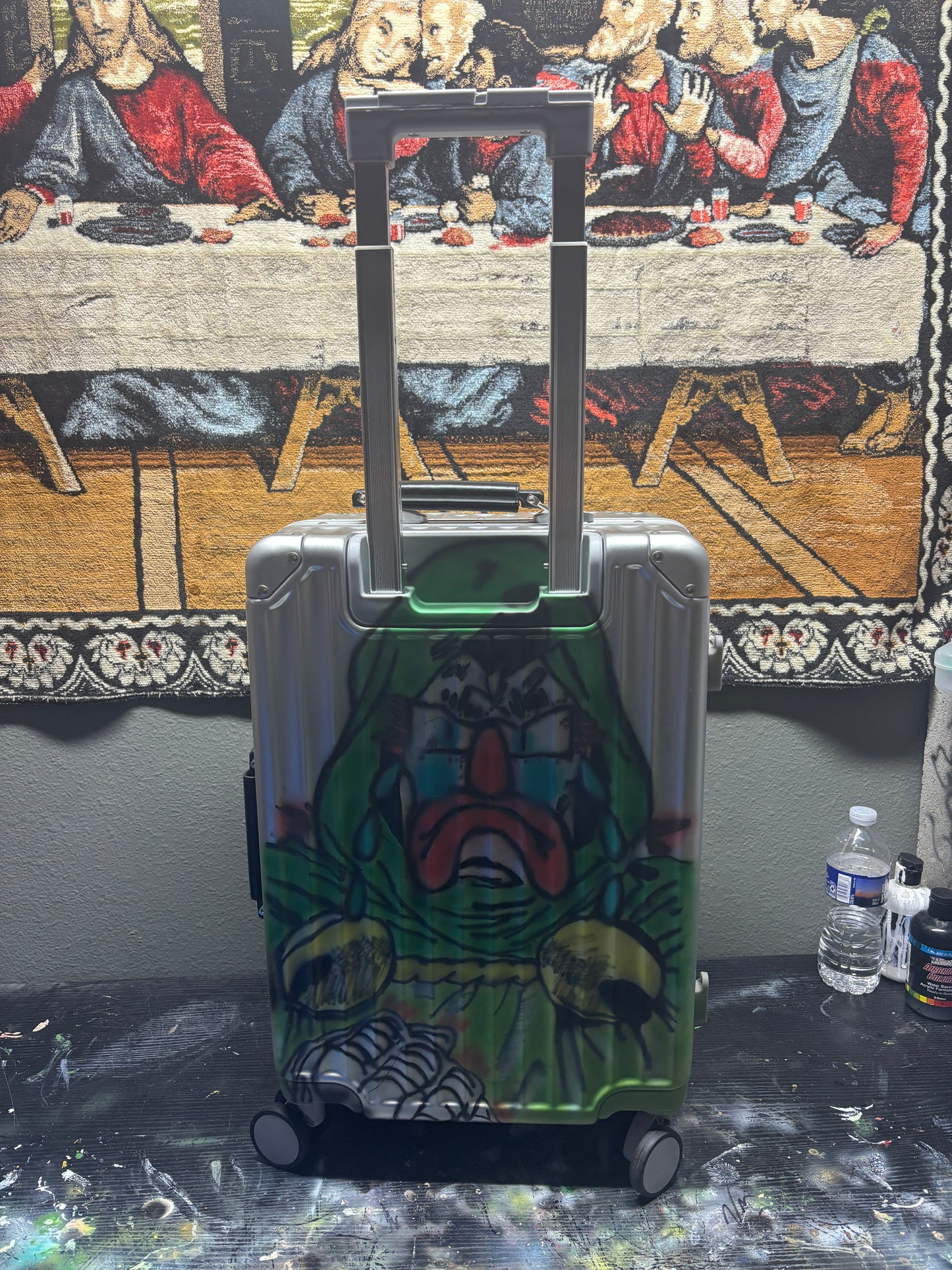 Custom Airbrush Inspired By Slawn Suitcase