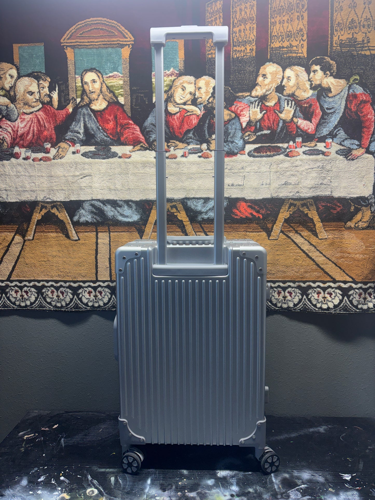 20in CARRY ON 1of1 YVL Majin Vegeta airbrushed suitcase