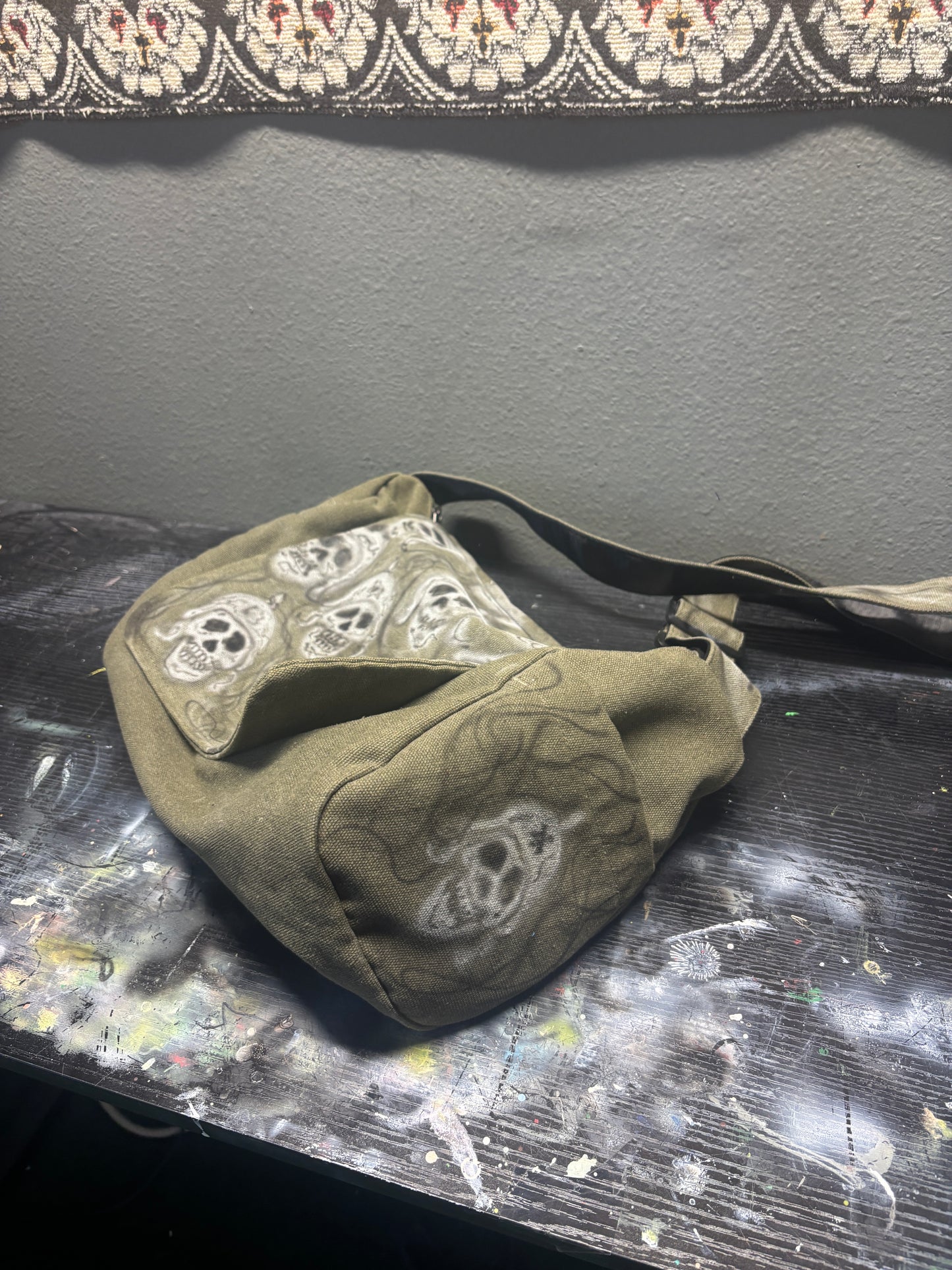 1of1 VEEZE Army Skull Side Bag