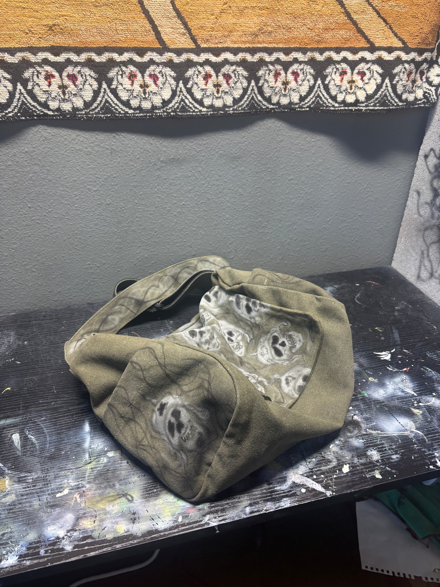 1of1 VEEZE Army Skull Side Bag