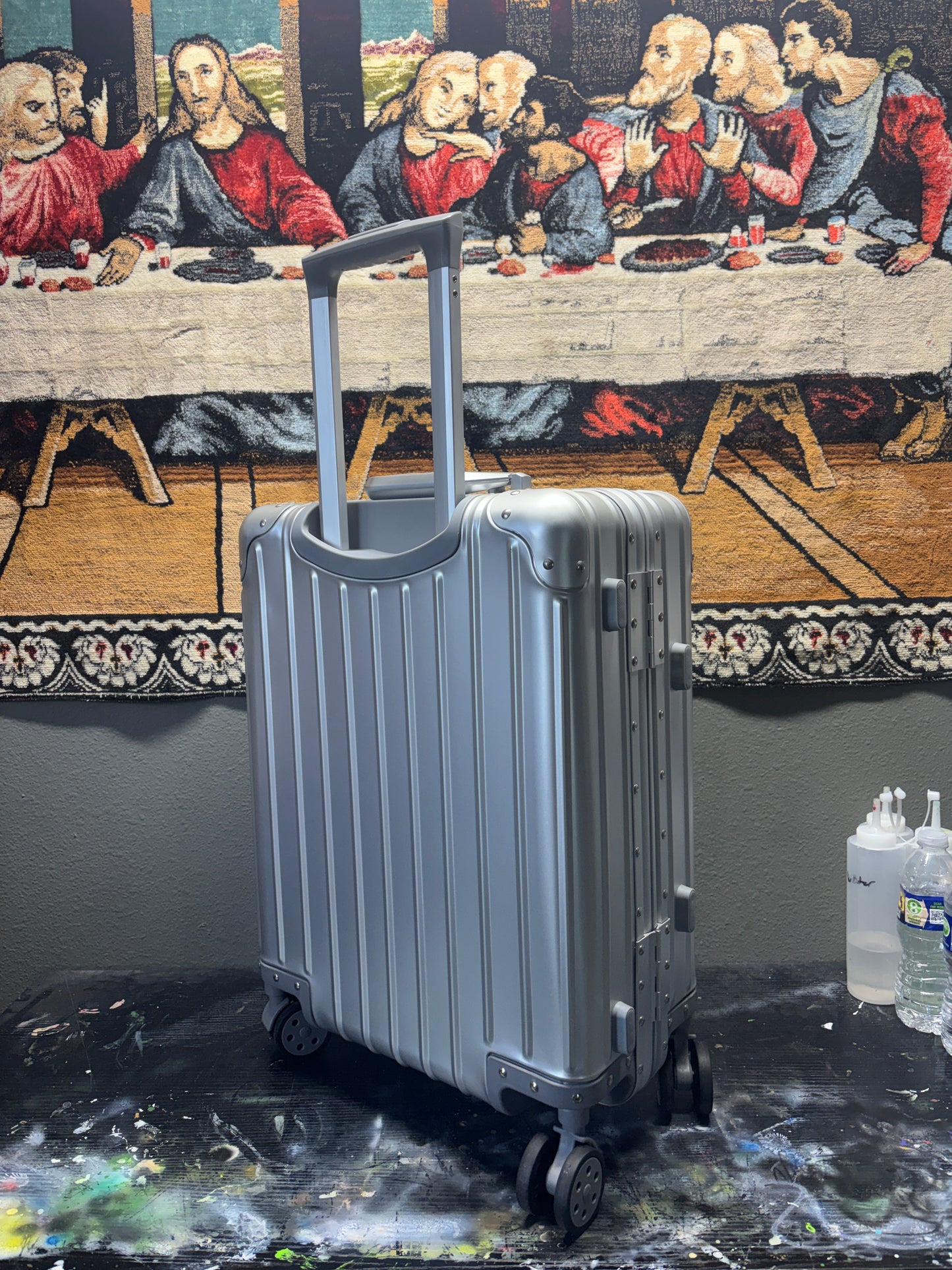 22in CARRY ON 1of1 Green Goblin Suitcase