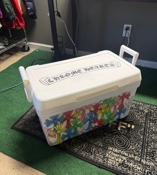 1OF1 Veeze airbrushed Cromehearts Cooler